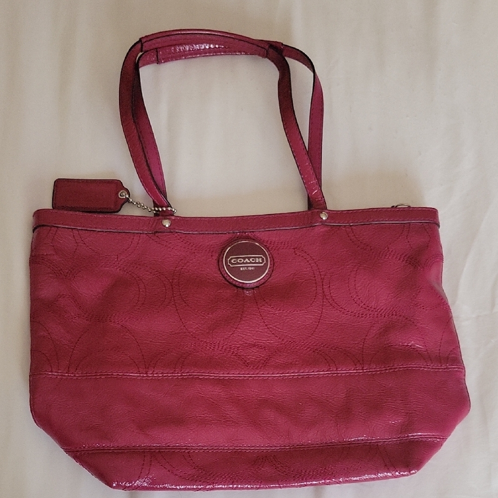 Coach Pink Tote Bag